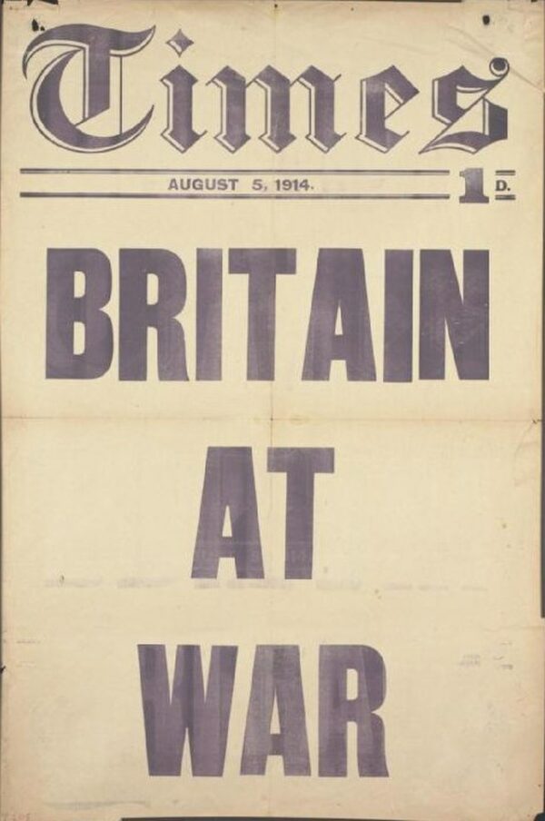 August 4, 1914: The Great War Truly Begins - This Day of History